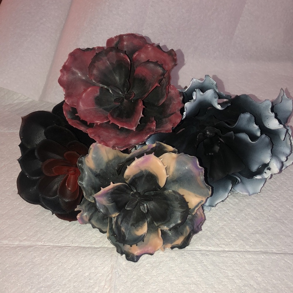 Michael’s sample,lot of 4 Ashland faux succulent pick.